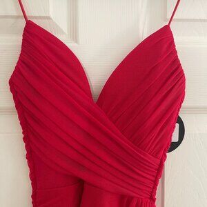 New Nookie Red Midi Dress with Tags